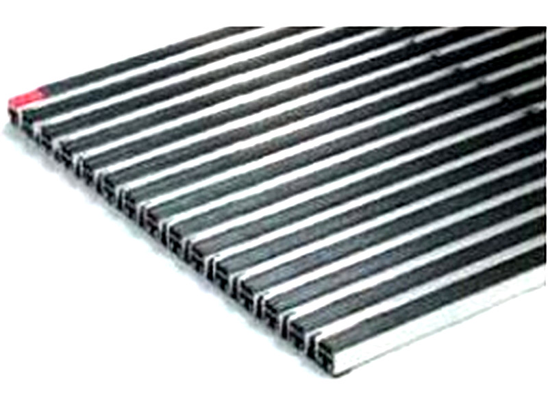 Решетка алюминиевая с резиновым покрытием 60x40 см. Артикул 01213